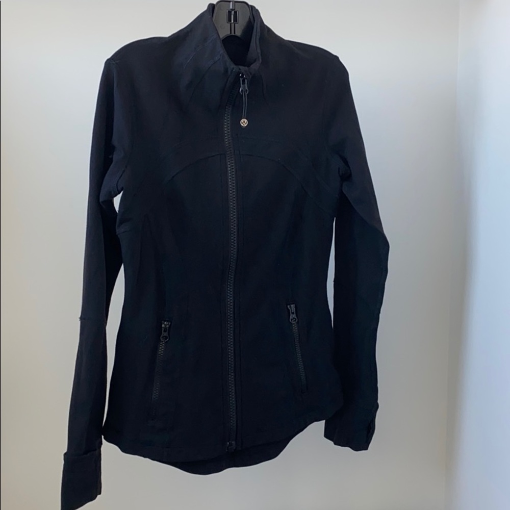 Lulu Lemon black Define jacket size 4